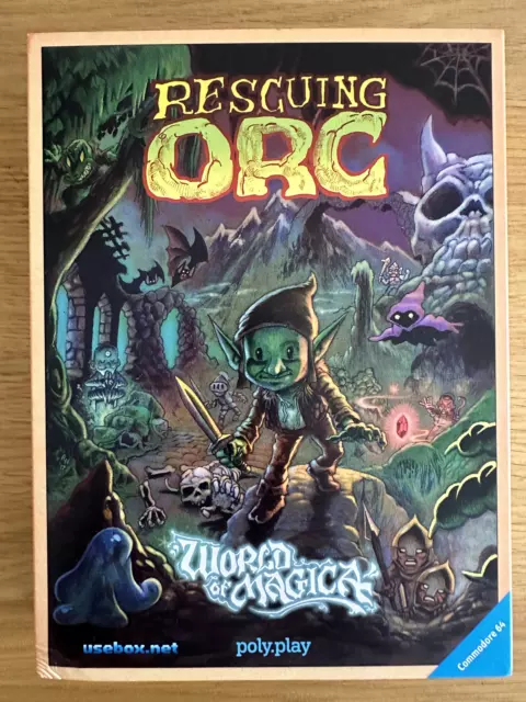 COMMODORE 64 C64 *** RESCUING ORC Collector's Edition *** COMPLETE & TESTED