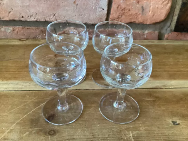 Vintage Sherry/Port Glasses Set of 4