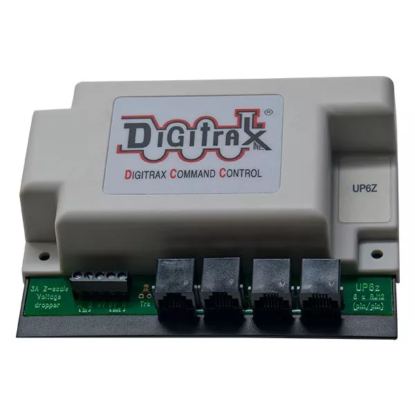 Digitrax ~ New 2024 ~ UP6Z Loconet Universal Panel & 3 Amp Voltage Reducer