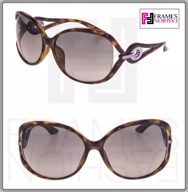 CHRISTIAN DIOR VOLUTE 2F Havana Pink Gradient Wrap Sunglasses VOLUTE2FS Women