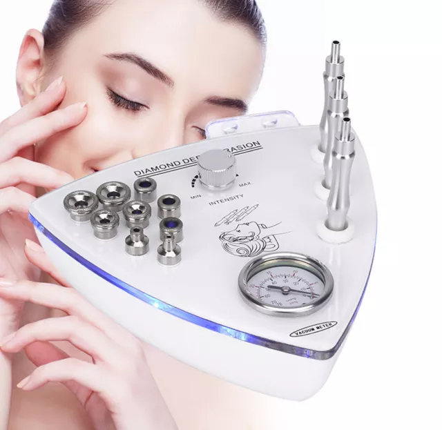 Máquina profesional para el cuidado de la piel con aspiradora de microdermabrasión facial dermoabrasión
