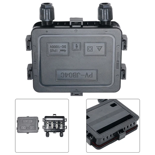 Off-Grid Solar Panel Junction Box Wire Connectors Connector Accessories