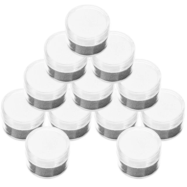 Lot De 10 Mini Boîtes à Bijoux Rondes En Vrac Avec Couvercle Rotatif En
