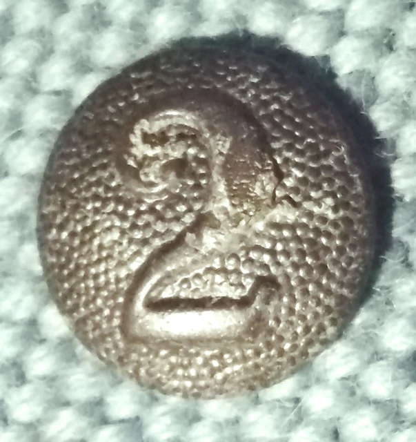 GERMAN UNIFORM BUTTON WW2 Wehrmacht 2nd German Company WWII Button