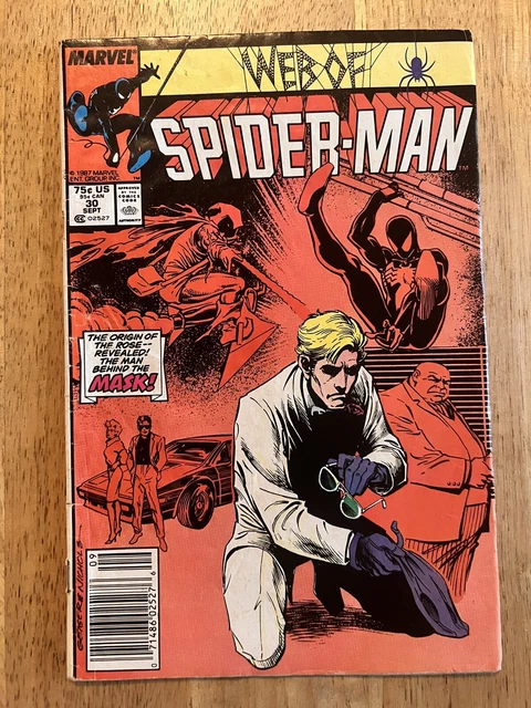 WEB OF SPIDER-MAN Comic Book Vol. 1, No. 30 (Marvel September 1987)