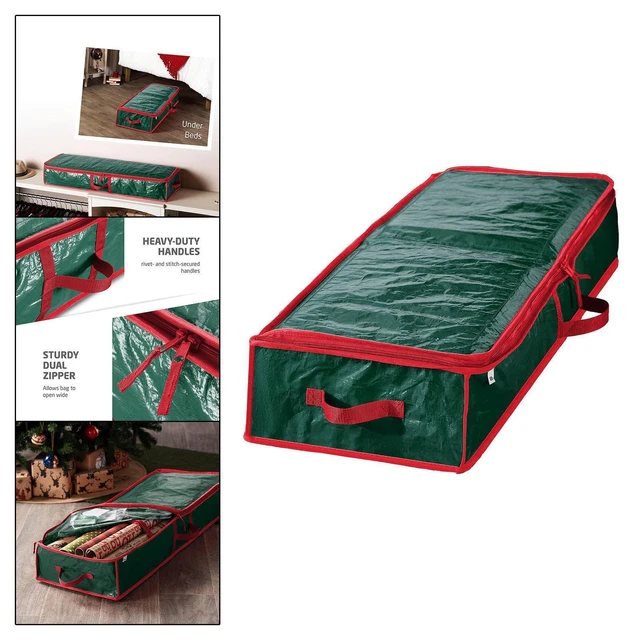 Wrapping Paper Roll Organizer | Ribbons  Bows Storage Holder