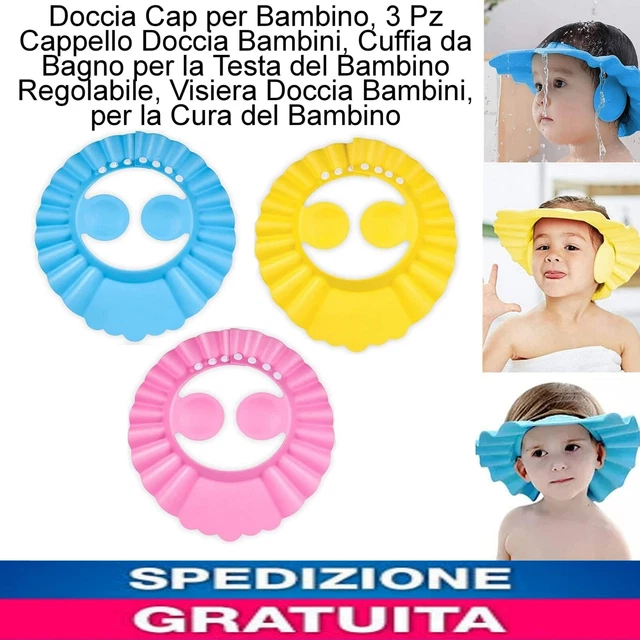 Visiera Per Bagno Bambini - Protezione Shampoo E Taglio Capelli - Morbida Resina EVA - Foto 6