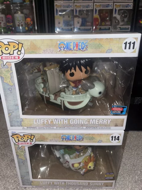 Funko Pop One Piece Luffy With Going Merry 111 NYCC 2022