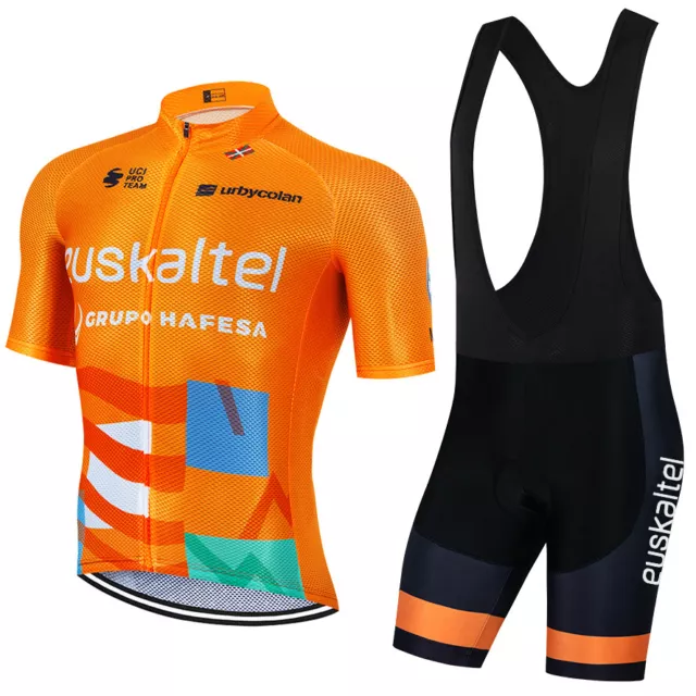 Tuta Completo Ciclismo Euskaltel Mtb abbigliamento divisa fondello Gel