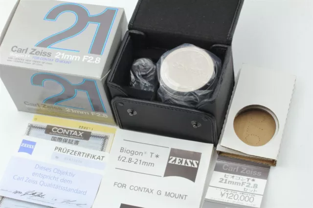 [Beste Mint + Finder Verpackt] Contax Carl Zeiss T Biogon 21mm F2.8 GF-21 G1 G2