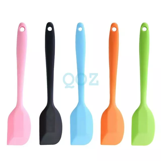 2/5pcs Silicone Spatula Non-stick Cream Cake Spatula Butter Scraper Baking Kit