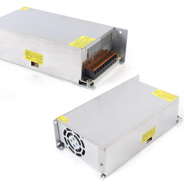 2Pc DC 12V 50A 110V 220V Switching Power Supply 600W LED Strip Light 12V AC 110V
