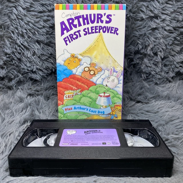 ARTHUR - ARTHURS First Sleepover VHS Tape 1998 Plus Arthur’s Lost Dog ...