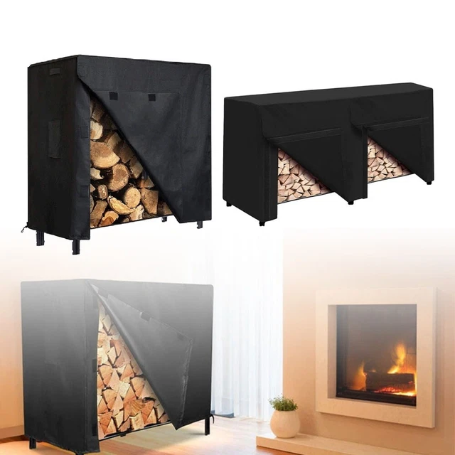 Copertura legna da ardere regolabile grande 96x24x42 pollici piccolo 48x24x42 pollici neve