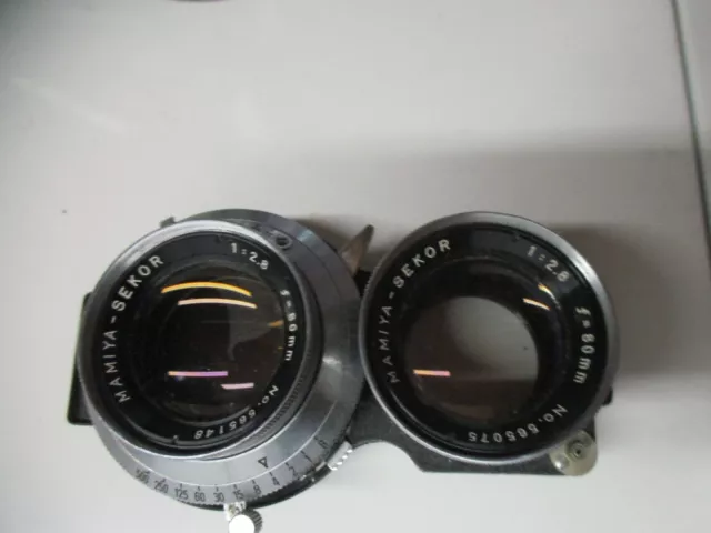 Mamiya Sekor 80mm f2.8 Blue Dot Lens for C330 C220 C33 C22 C3 TLR Cameras