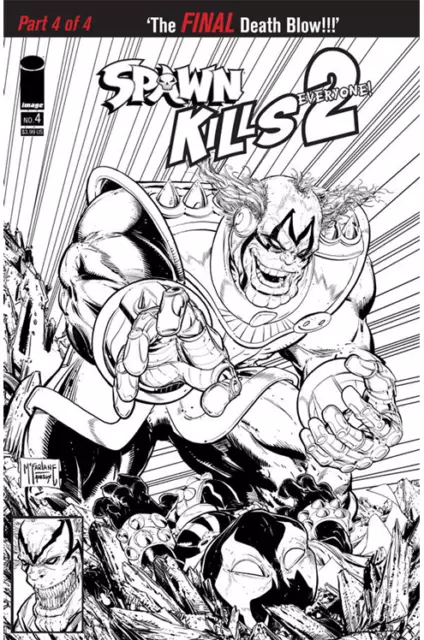 Spawn Kills Everyone 2 - Part 4 Of 4 - Black & White Cover