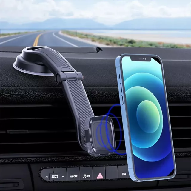 360 In Car Mobile Phone Holder Dashboard Magnetic Universal Mount UK