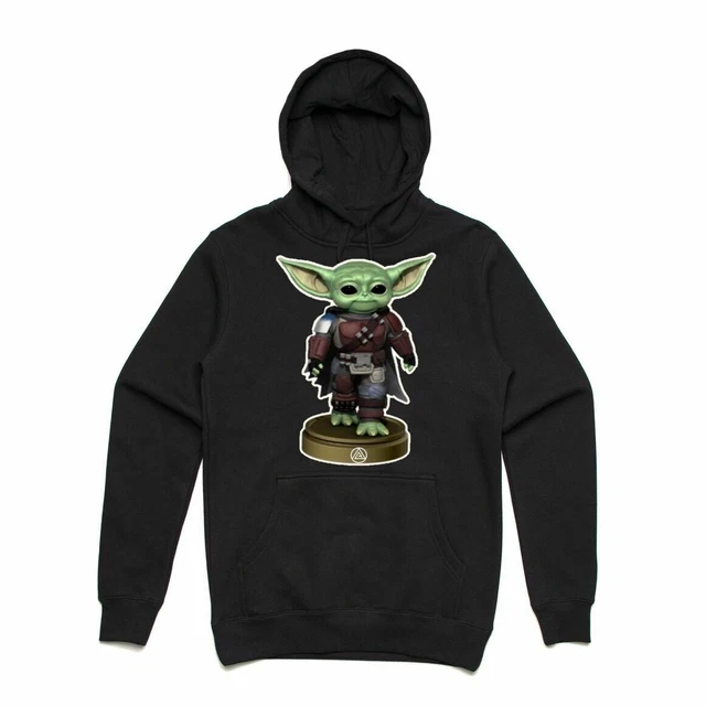 Art Society x Retro Kings BAMBINO YODA MANDO 2 NERO Felpa con cappuccio
