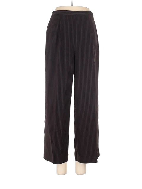 Amanda Smith Women Black Dress Pants 8 Petites