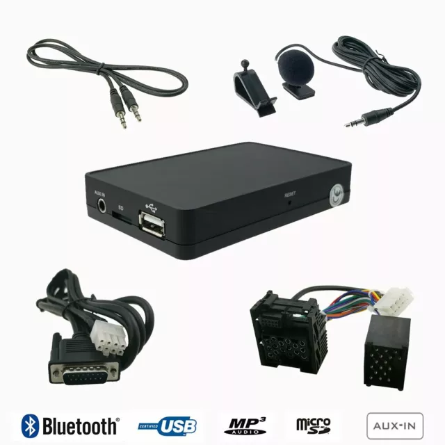 Bluetooth A2DP USB AUX Adapter für MINI Cooper Wave Tape Freisprecheinrichtung
