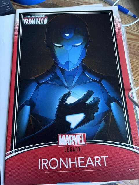 Invincible Iron Man 593 JTC Trading Card Variant 2017 Ironheart Riri NM-