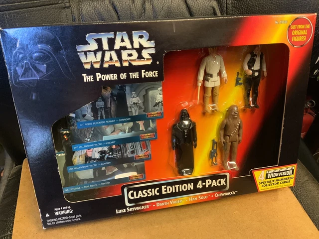Kenner Star Wars Power Of The Force 2 - Edizione Classica Set Figure Confezione da 4 Nuove