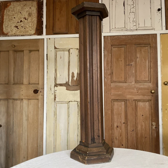 VINTAGE PEDESTAL COLUMN Stand Plant Stand Display Stand £51.00 ...