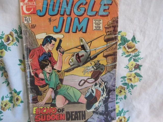 Jungle Jim Comic no26 (1969)Echo of Sudden death by Charlton Comics
