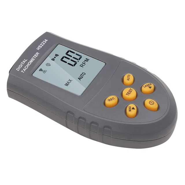 Tachimetro Display LCD GIRI/PM Misuratore Velocità Motore Piccolo H234 Misurazi