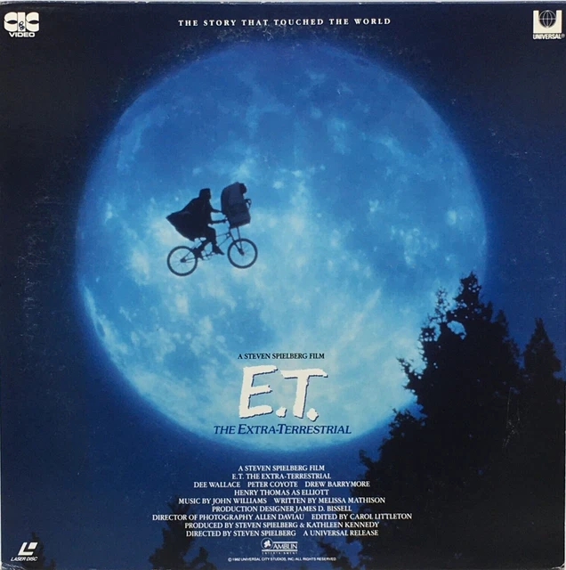 E.T. Movie LD Laser Disc 1989 Japan NTSC