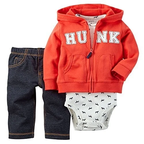 Carters Baby Boys 3 Piece Cardigan Set - Size: 3 Months