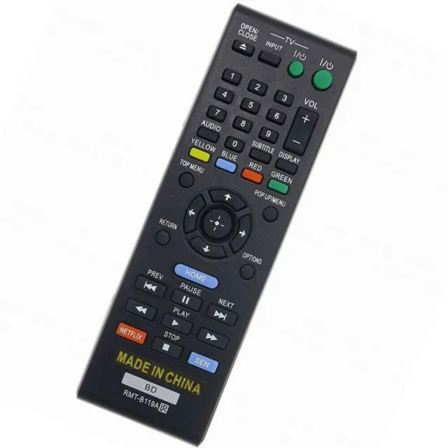 BDP-BX18 BDP-S185 BDP-S590WM BDP-S5100 For Sony BLU-RAY Player Remote Control
