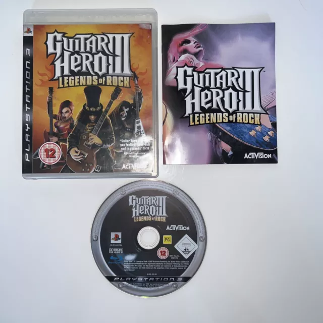 Guitar Hero 3 Iii Legends Of Rock Sony Playstation 3 Ps3 Game *No Guitar*