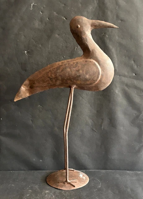 Vintage Main Fabriqué Français Design Original Laine Brun Aubusson