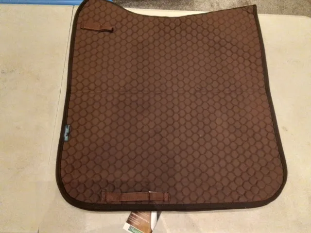 Nuumed high wither Griffin dressage saddlecloth. XL.  New.  Brown.