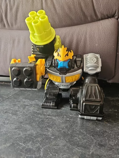 POWER RANGERS SUPER Ninja Steel Gorilla Sniper Blast Zord with all missile Darts 7.99 PicClick UK