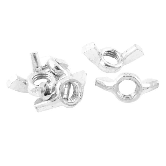 M8 8mm Thread Metal Wingnut Butterfly Wing Nuts 6pcs