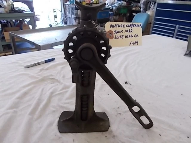 VINTAGE CAR/TRUCK JACK , Cast Iron 4Nx Elite Mfg Co. "Rare", $159.99
