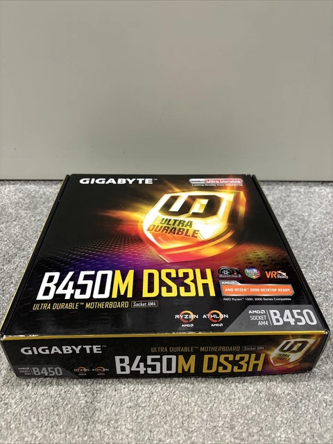 GIGABYTE B450M DS3H AM4 Motherboard DDR4 S-ATA 600/Micro ATX £31.92 ...