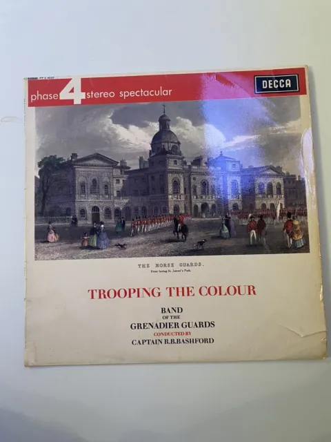 Band Of The grenadier guards Trooping The Colour 12” Vinyl Lp Record Album 1963
