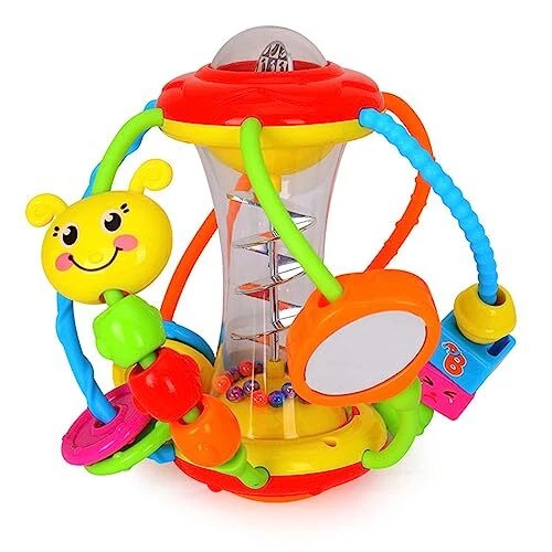 Clip De Poussette En Bois Pour Bébé, Jouets De Gymnastique Pour Bébé,  Pendentifs Suspendus, Jouets Poussette, Hochet Cloche De Lit, Hochets  Mobiles, Perles De Dentition En Silicone - Sucettes Laisses & Cas 