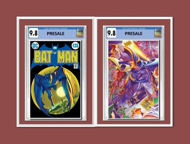 Batman #135/900 CGC 9.8 Graded PREORDER Alex Ross Exclusive 2 Cover Variant Set