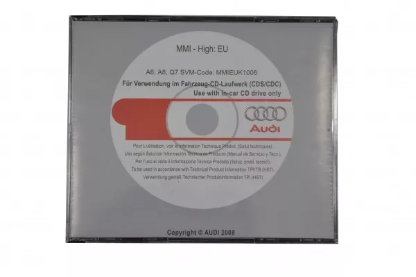 MMI High Update original + Anleitung SW5570 3CD für Audi Q7 4L