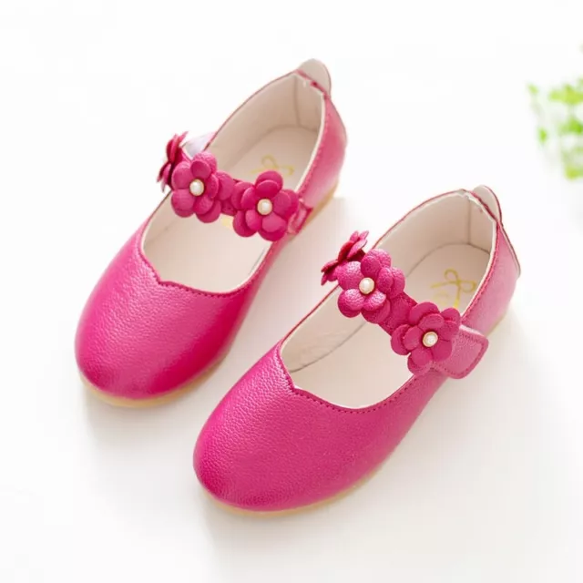 Flower Girls Wedding Princess Party Pumps Shoes Toddlers Baby School Shoes New