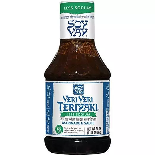 Soy Vay Veri Veri Teriyaki Less Sodium Marinade & Sauce, 21 Ounce