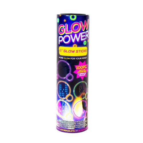 Bastoncini luminosi con connettori 20 cm - confezione da 100