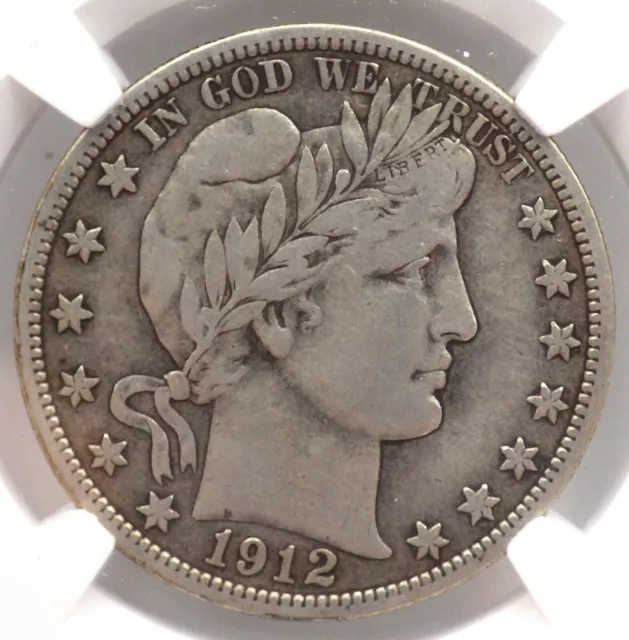 1912-S Barber Half Dollar  NGC graded VF 20