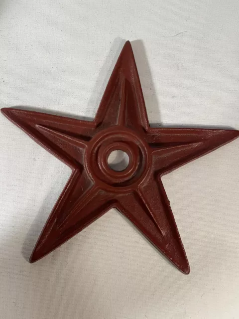 5 point Star Wall Garden Cast Iron, Farmhouse, Primitive, Brick Masonry  Anchor