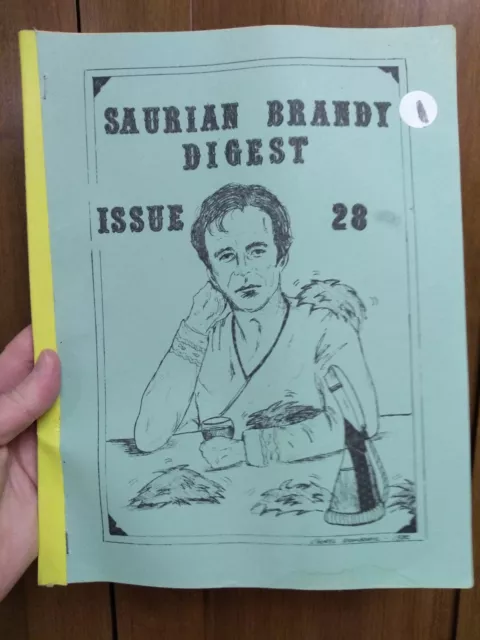 Saurian Brandy Digest 28 Star Trek Zine Fanzine 1981 Sehlat Press Vintage