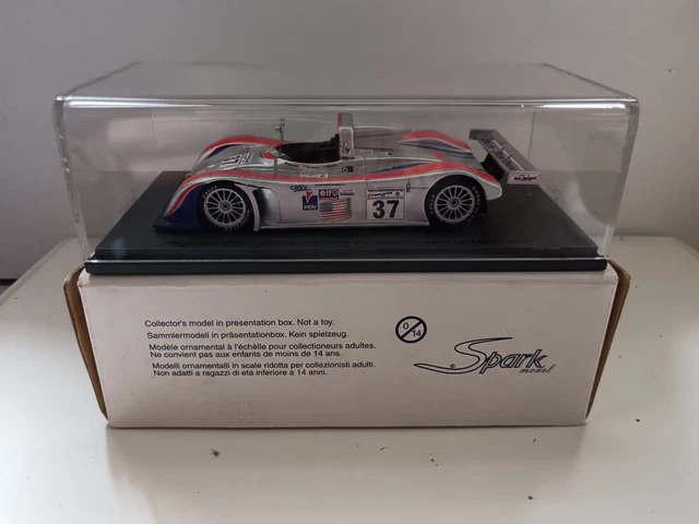 Spark Reynard 01Q #14 - 24h Du Mans 2003 - Échelle 1/43 - Résine - État Vitrine